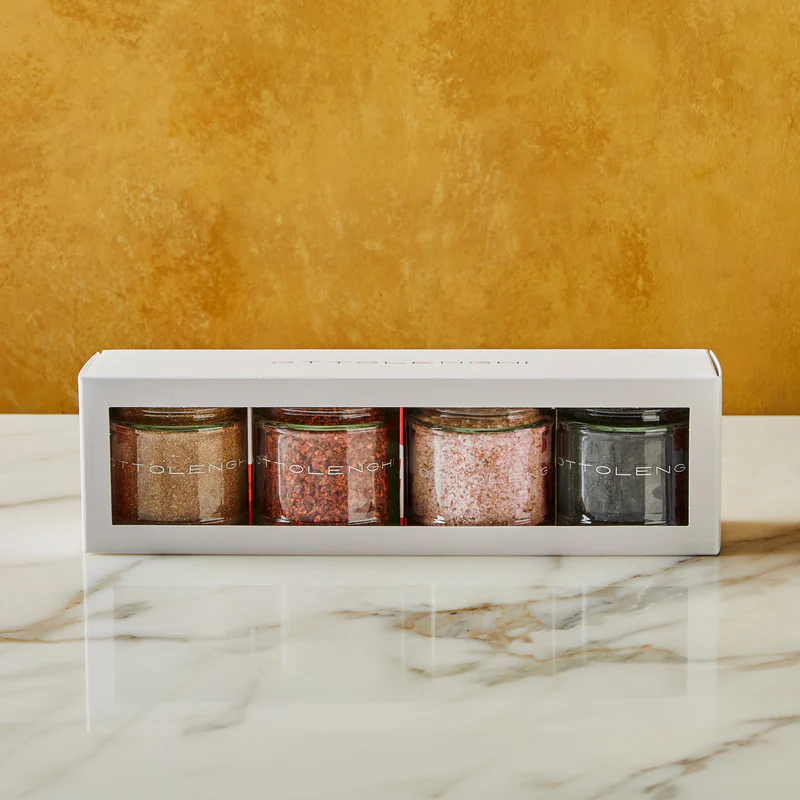 Colección de especias picantes